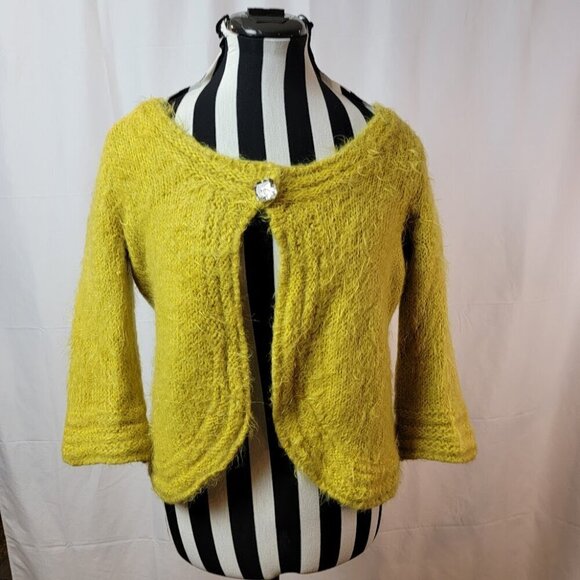 Per Una Italian-Made Wool Blend Cardigan โ Soft & Chic โ Size S - Picture 2 of 13